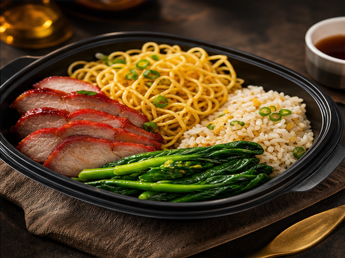 Noodles and rice menu